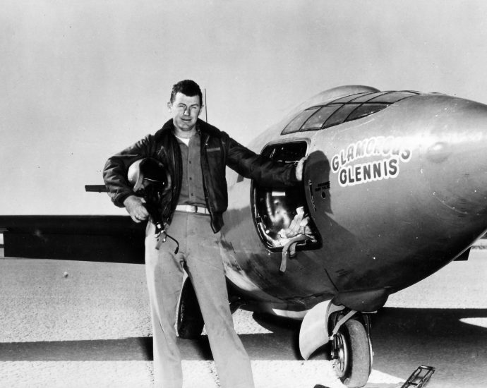 On this day in space! Oct. 14, 1947: Test pilot Chuck Yeager breaks the sound barrier in the Bell X-1, the first X-plane