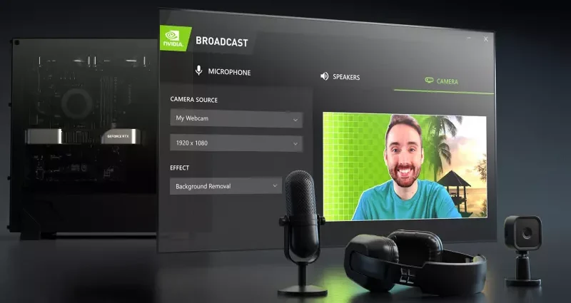 Nvidia Broadcast 2.3 adds 4K video upscaling and frame generation