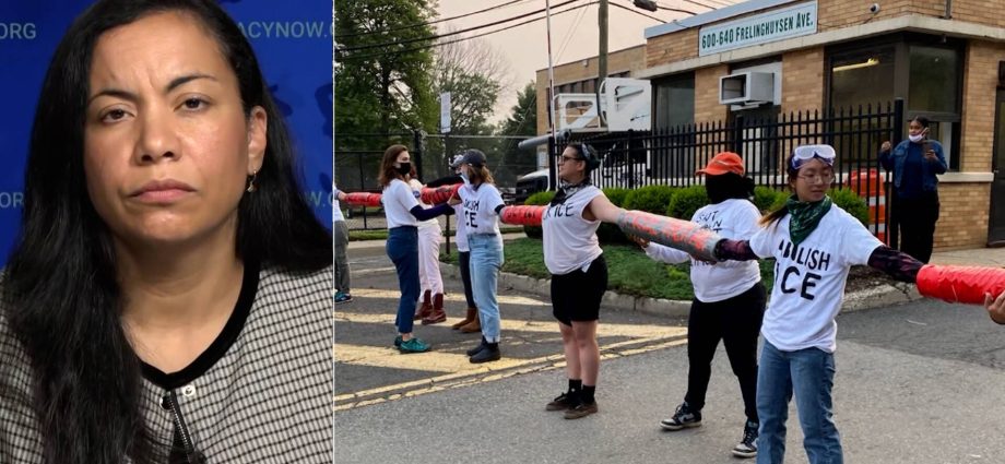 “abolish-&-replace-ice”:-rep.-analilia-mejia-blasts-ice-for-secretly-using-nj-warehouse