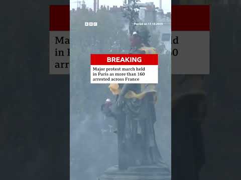 major-protest-march-held-in-paris.-#paris-#france-#bbcnews