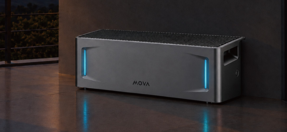 Mova launches residential battery with integrated EV charging management