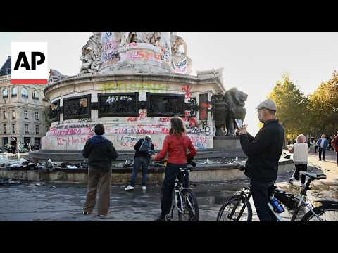 paris-residents-survey-the-damage-after-clashes-and-looting-during-protests