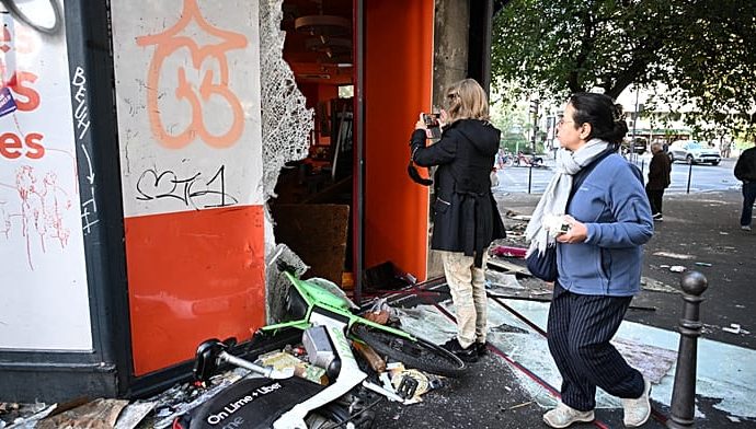 france:-paris,-lyon-and-marseille-count-the-cost-after-violent-protests
