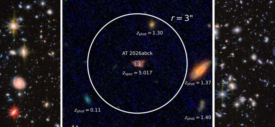 The James Webb telescope is watching one of the earliest supernovas in the universe unfold