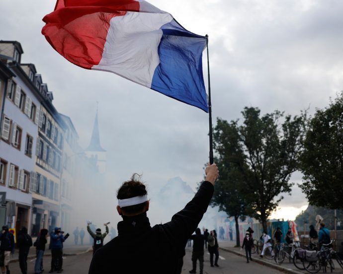 some-clashes,-but-french-protests-saturday-were-mostly-peaceful,-officials-say