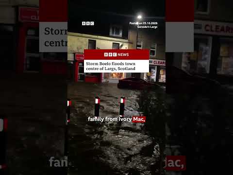 storm-boelo-floods-town-centre-of-largs,-scotland.-#stormboelo-#scotland-#bbcnews