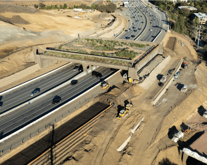 World’s largest wildlife crossing nears completion in California