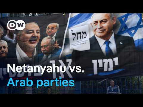 netanyahu-accuses-israel’s-arab-parties-of-‘stealing-the-vote’-|-dw-news